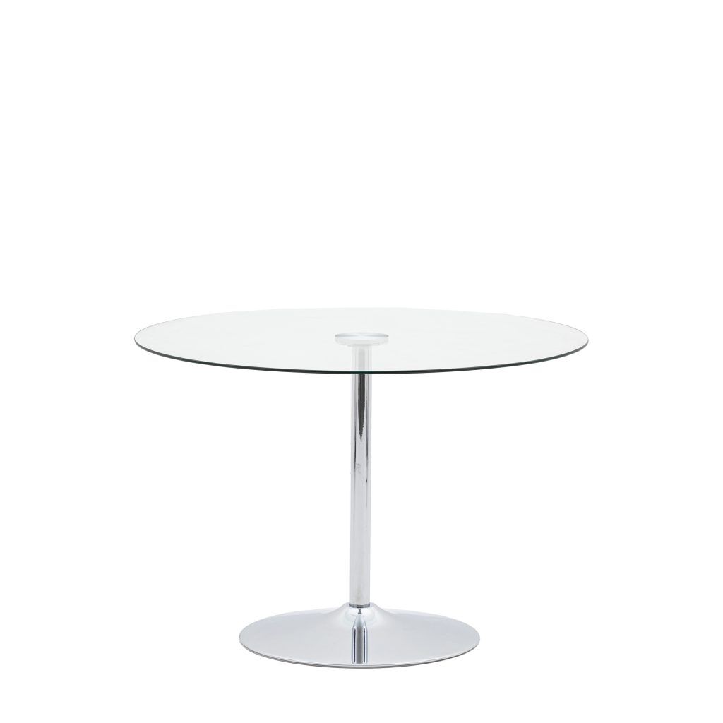 Gallery Direct Fielding Dining Table Clear Glass | Shackletons