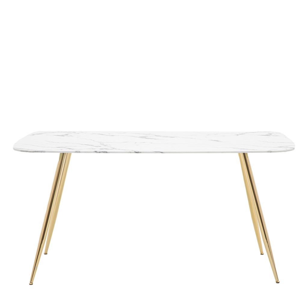 Gallery Direct Evans Dining Table White Effect | Shackletons