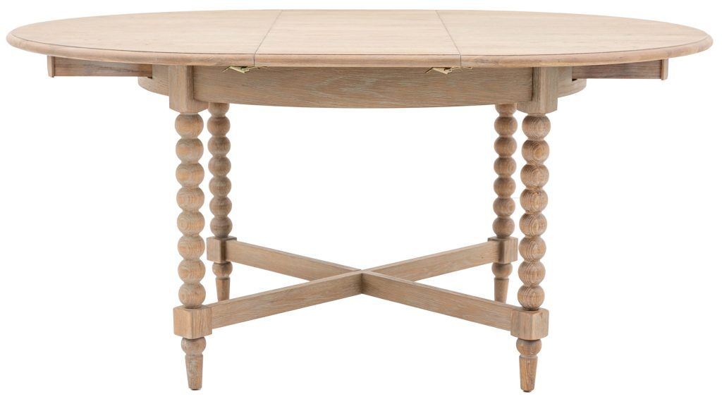 Gallery Direct Artisan Round Extending Dining Table | Shackletons