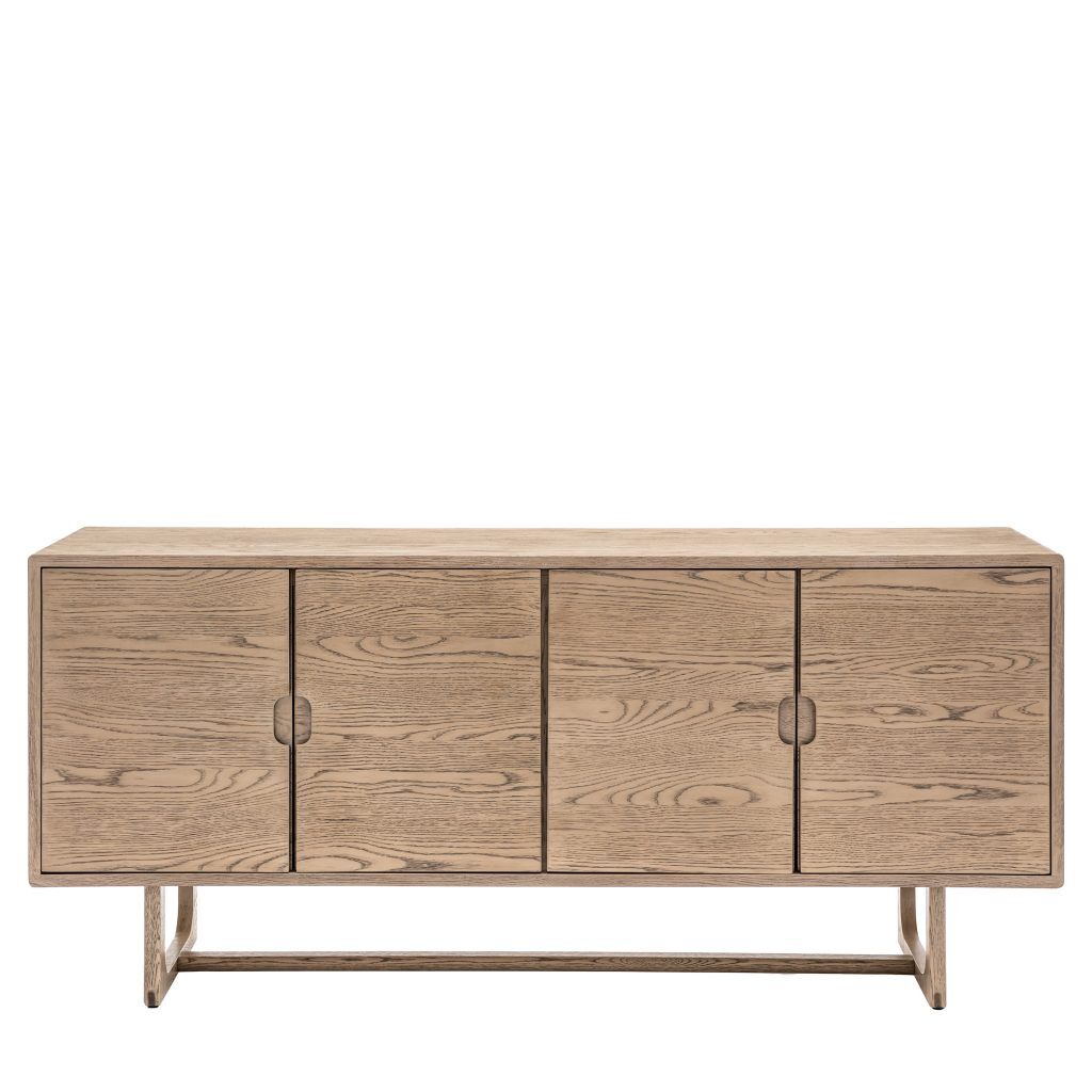 Gallery Direct Craft 4 Door Sideboard Smoked | Shackletons
