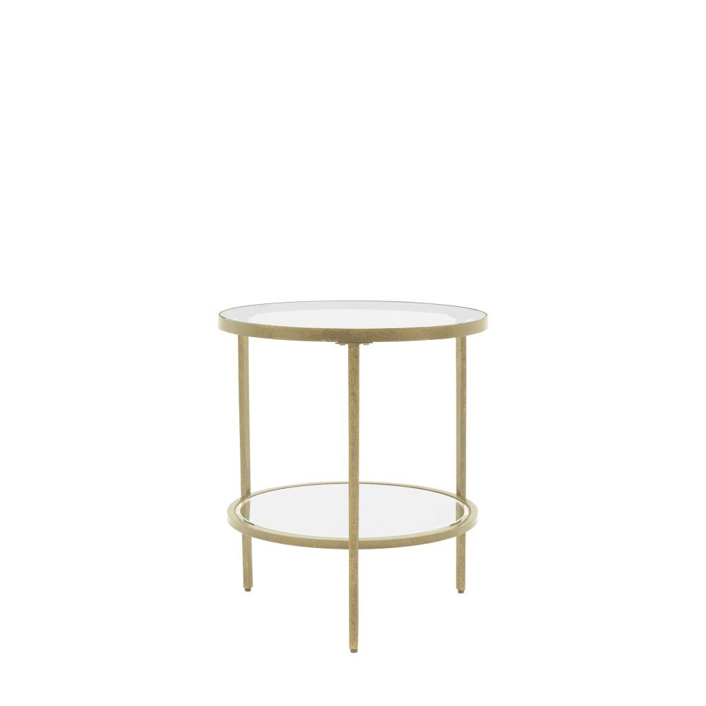 Gallery Direct Hudson Side Table Champagne | Shackletons