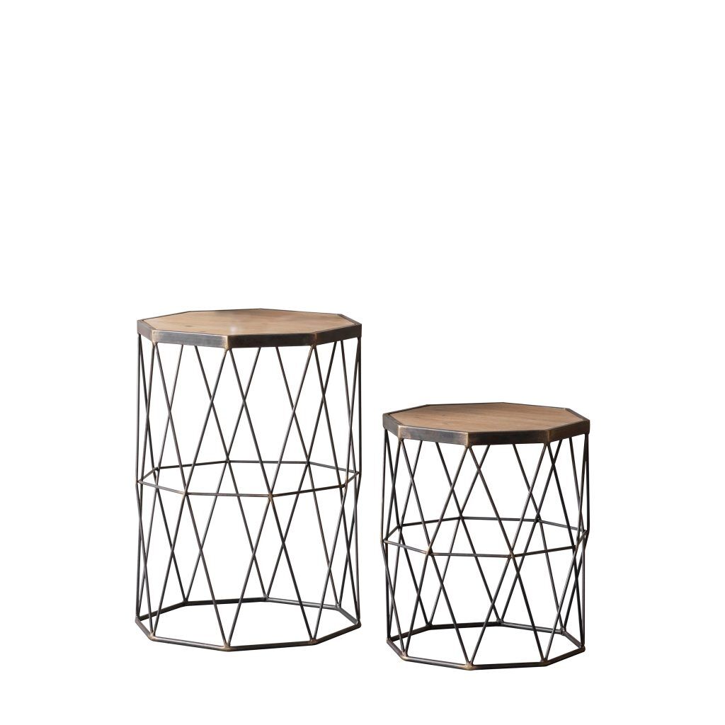 Gallery Direct Marshal Side Table  Set of 2 | Shackletons