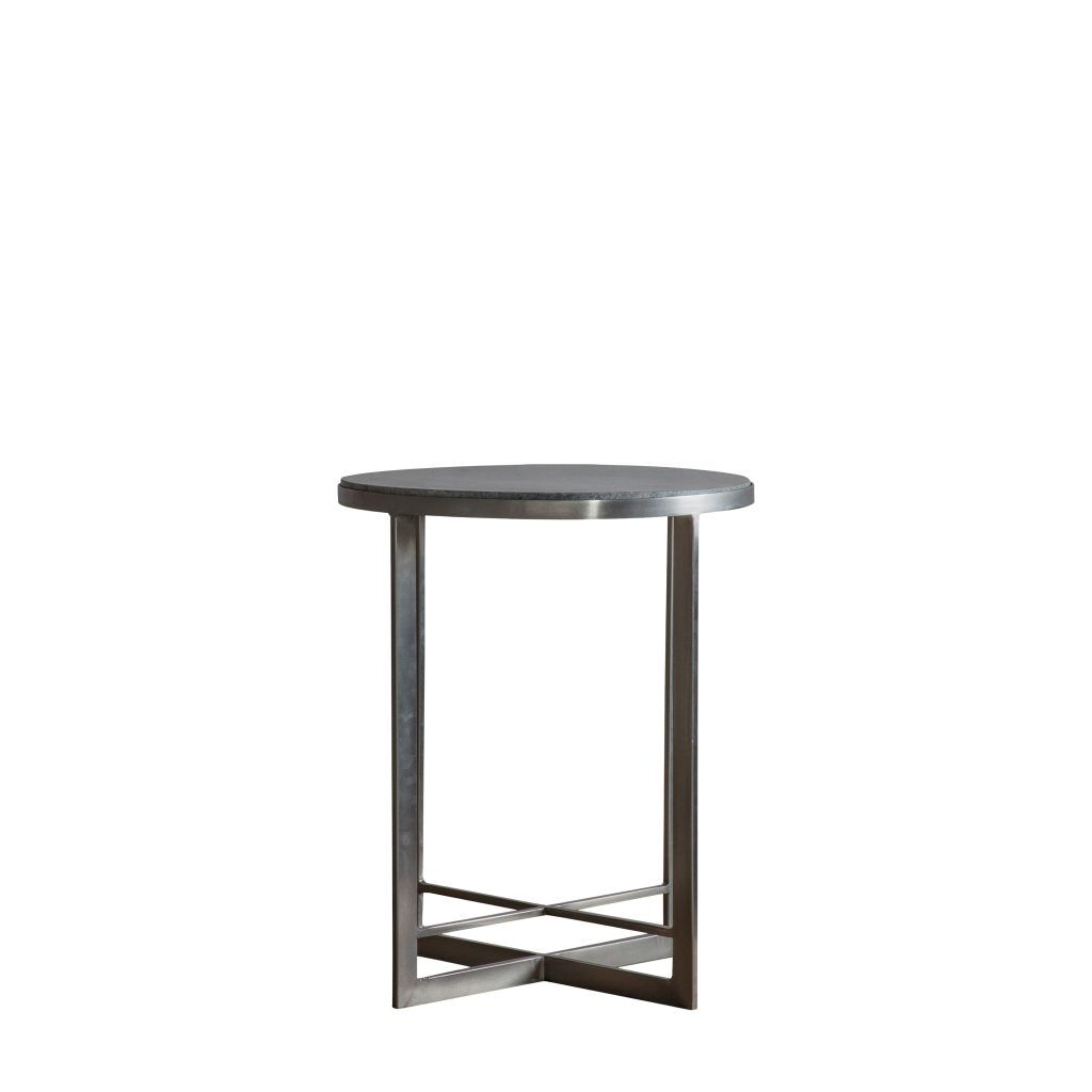 Gallery Direct Necton Side Table Silver | Shackletons