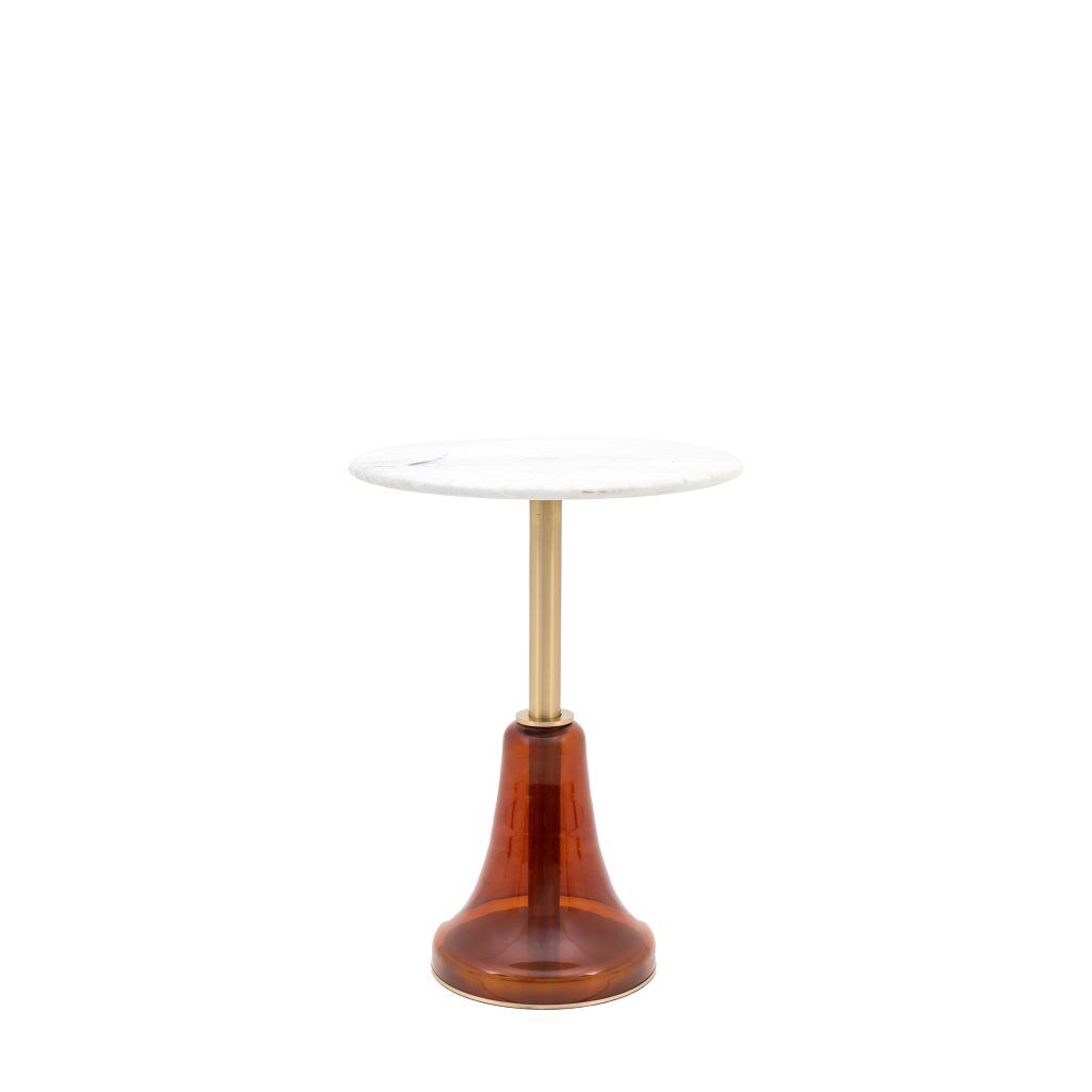 Gallery Direct Bilbao Side Table Orange | Shackletons
