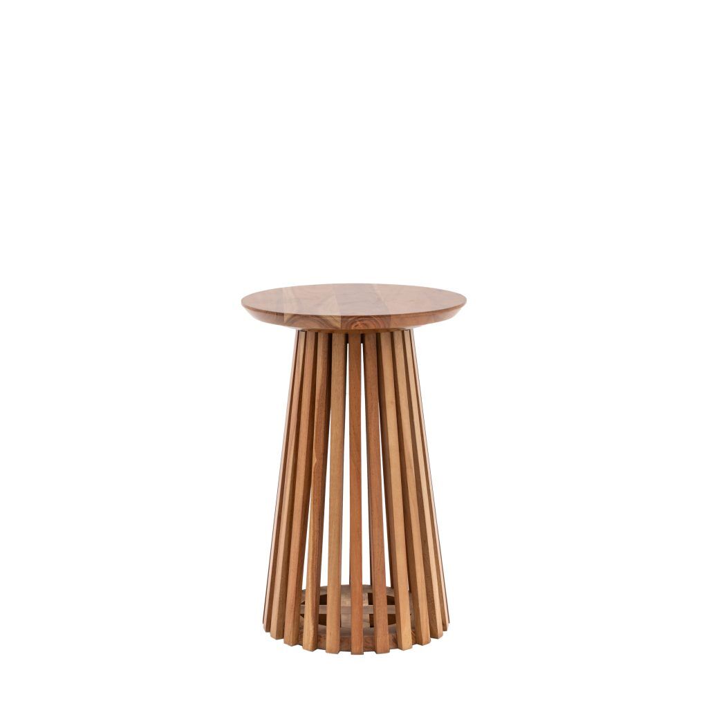 Gallery Direct Brookland Slatted Side Table | Shackletons