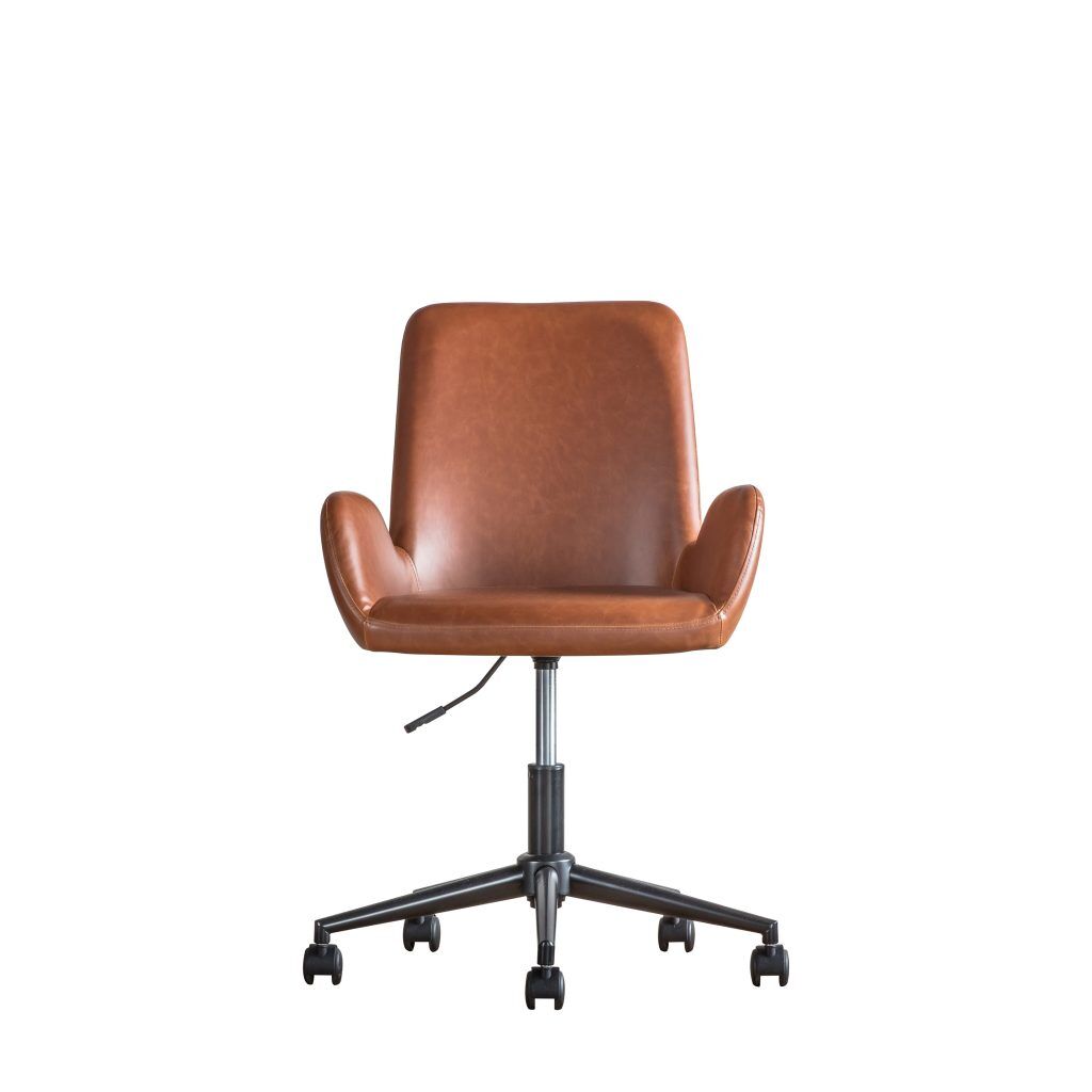 Gallery Direct Faraday Swivel Chair Brown | Shackletons