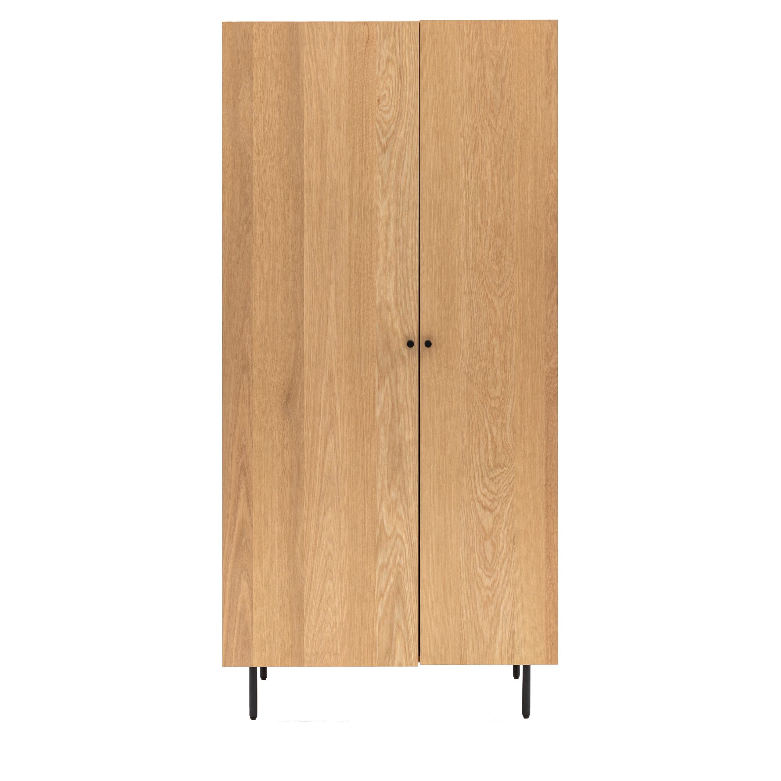 Gallery Direct Ashdown 2 Door Wardrobe Natural