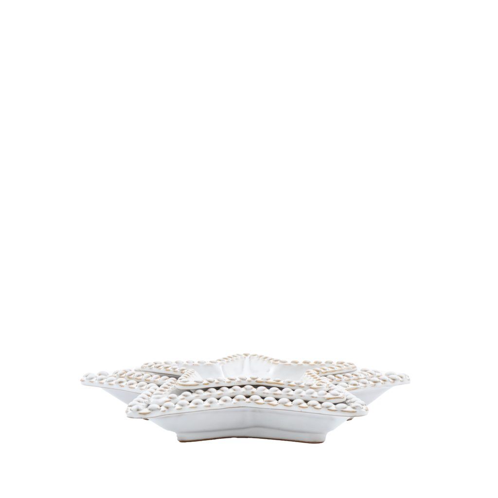 Gallery Direct Beaded Star Plate Set of 3 | Shackletons