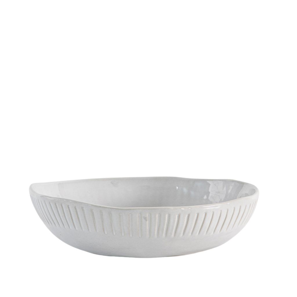 Gallery Direct Organic Ridged Pasta Bowl Pack of 4 | Shackletons