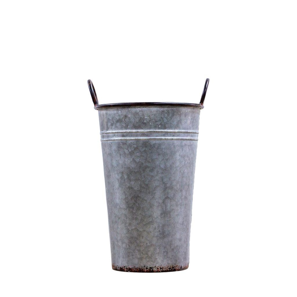 Gallery Direct Arley Galvanised Flower Bucket | Shackletons