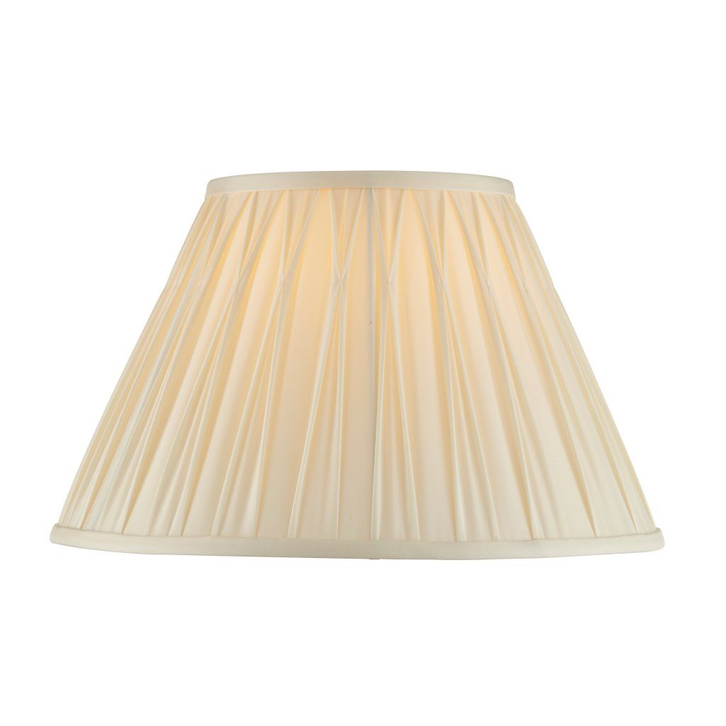 Gallery Direct Chatsworth 1 Shade Light Ivory 213x175x355mm | Shackletons