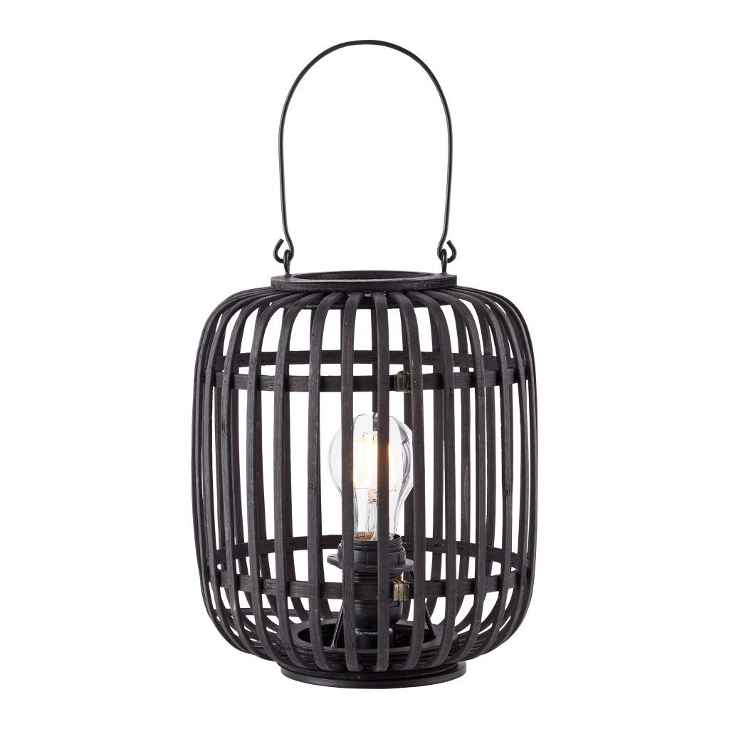 Gallery Direct Mathias Table Lamp Dark Bamboo | Shackletons