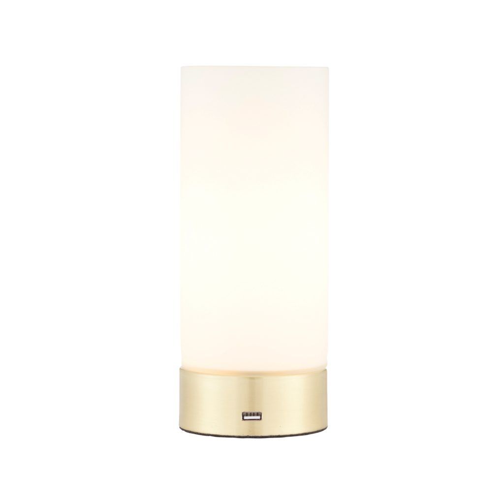 Gallery Direct Dara Table Lamp Brushed Brass | Shackletons