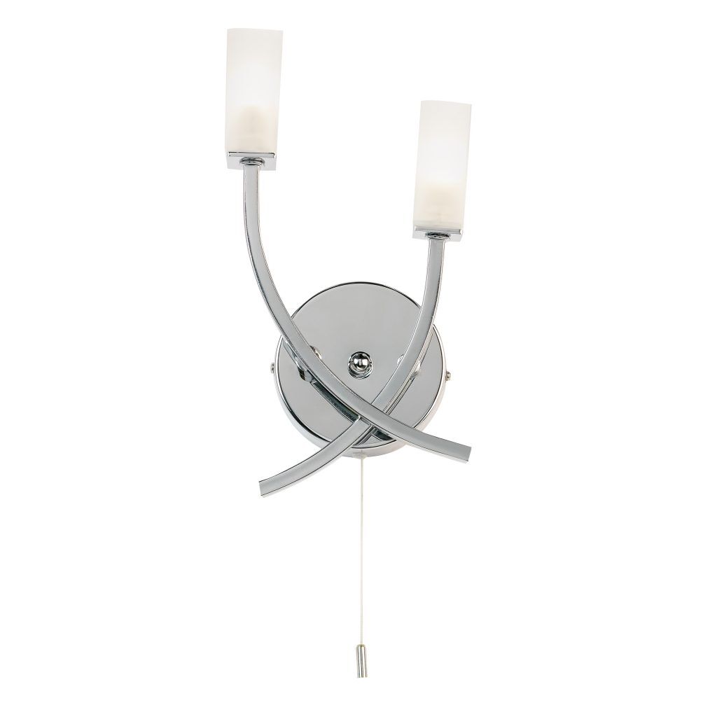 Gallery Direct Havana Wall Light Chrome 290x135mm | Shackletons