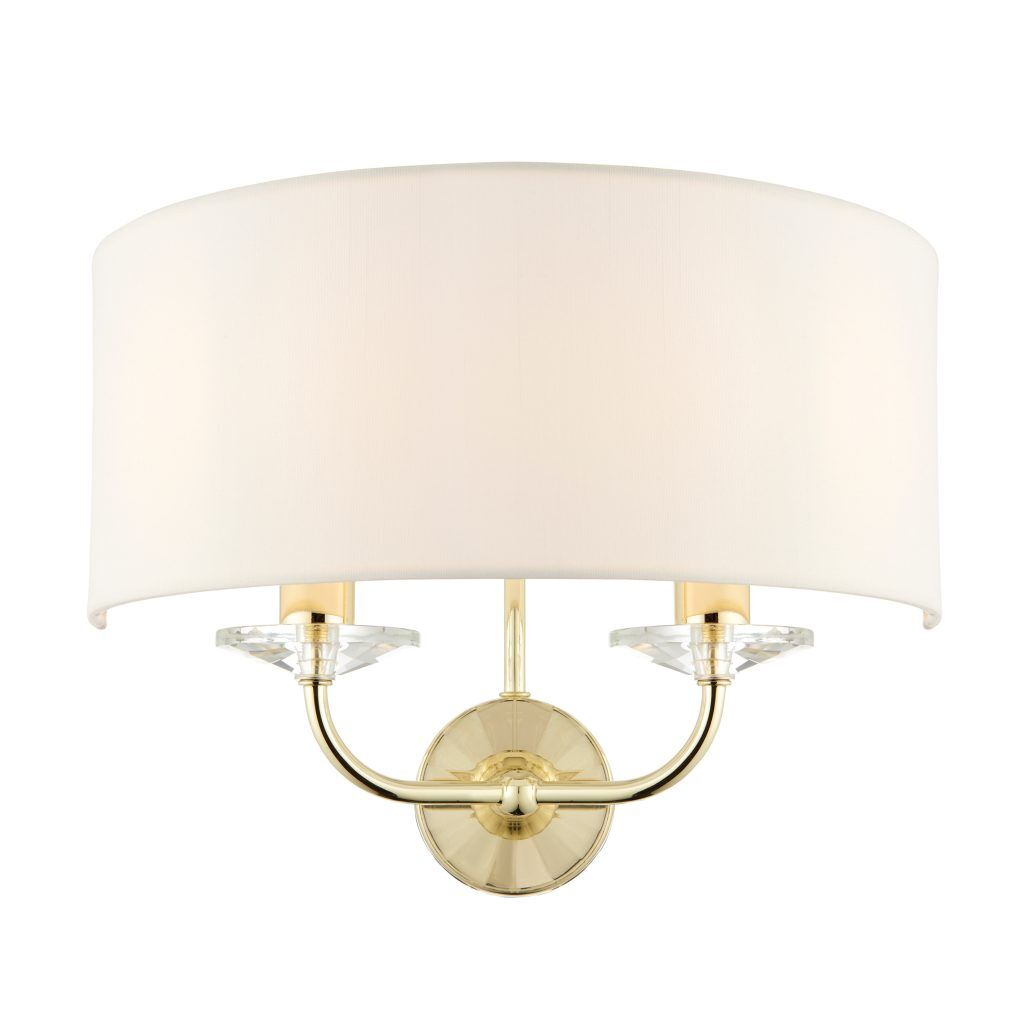 Gallery Direct Nixon Wall Light Brass | Shackletons