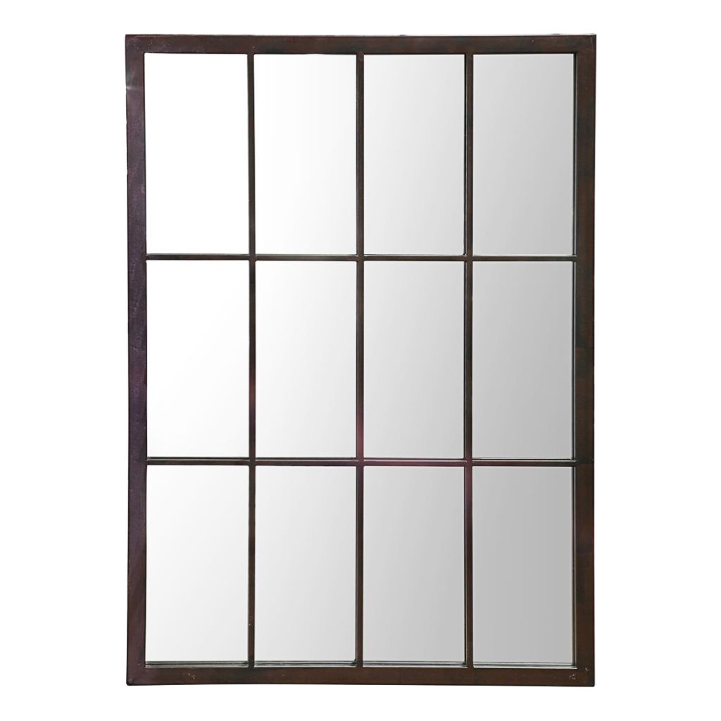 Gallery Direct Zanetti Outdoor Mirror Noir 500x25x700mm | Shackletons