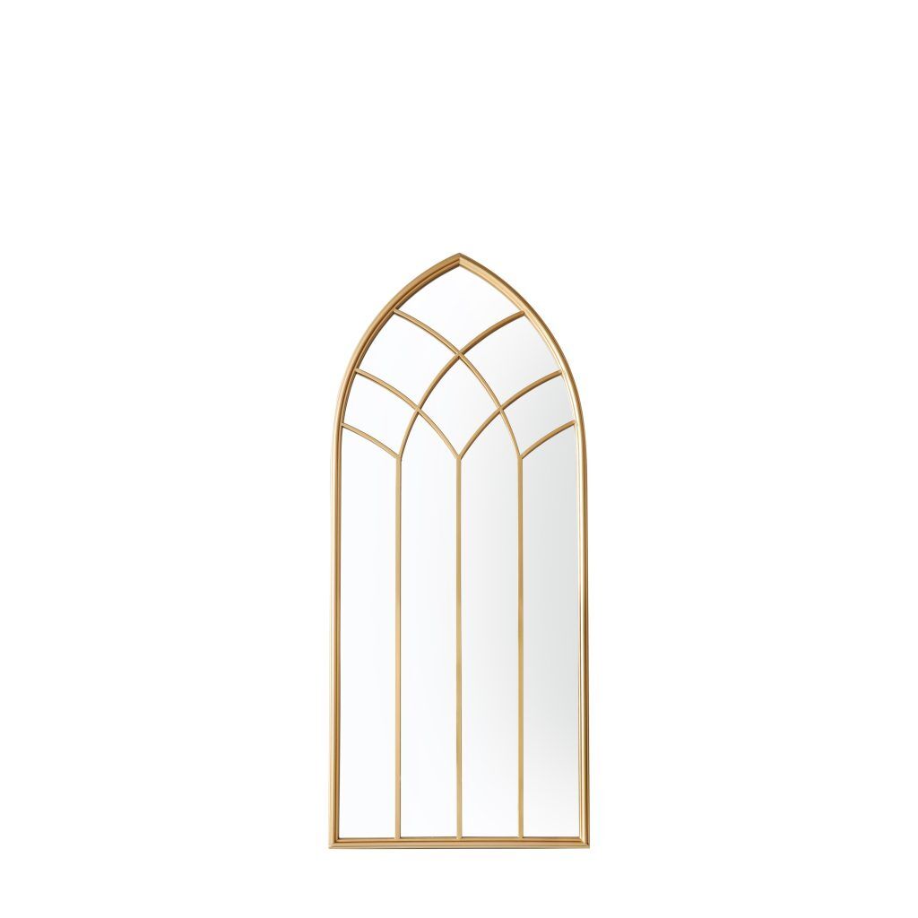 Gallery Direct Kirby Outdoor Mirror Gold 1150x500mm | Shackletons