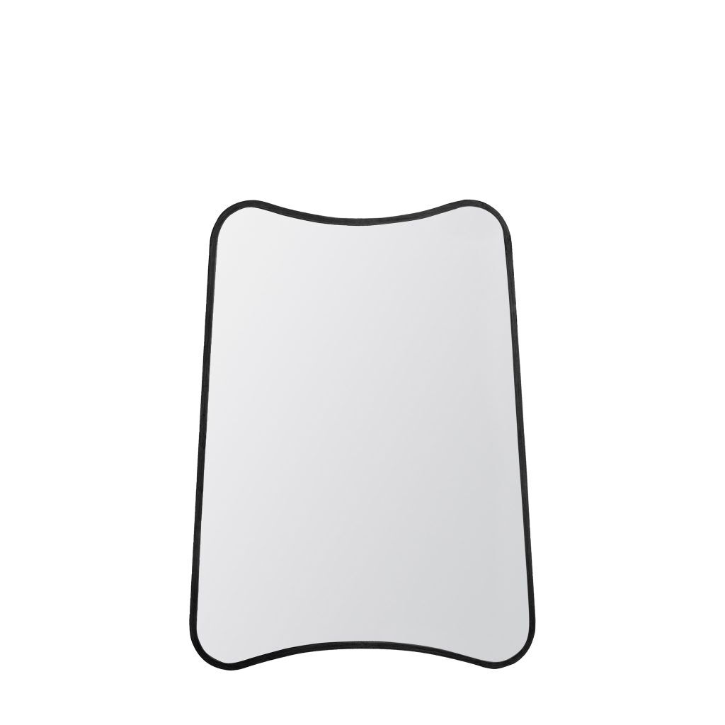 Gallery Direct Kurva Rectangle Mirror Black | Shackletons