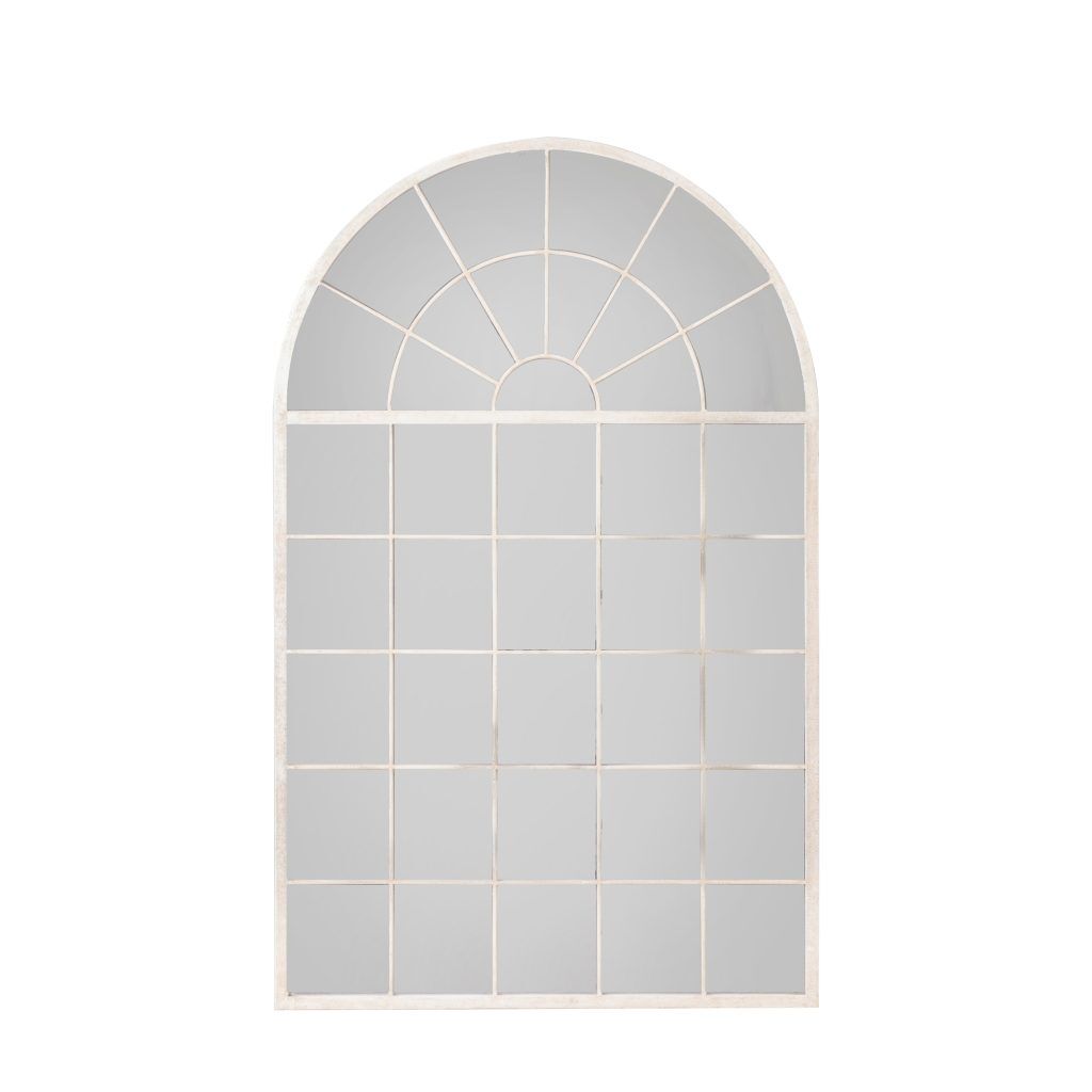 Gallery Direct Hemsworth Leaner Mirror White | Shackletons