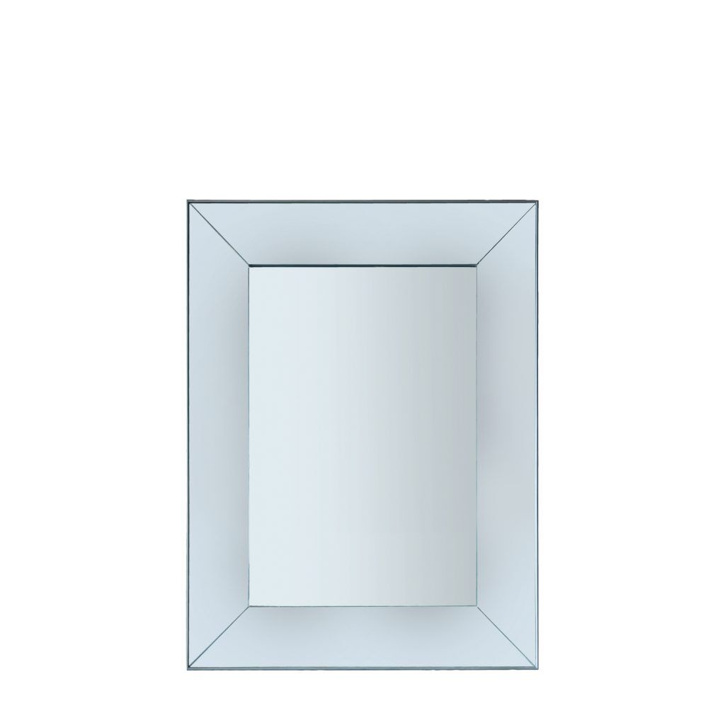 Gallery Direct Vasto Rectangle Mirror Silver | Shackletons