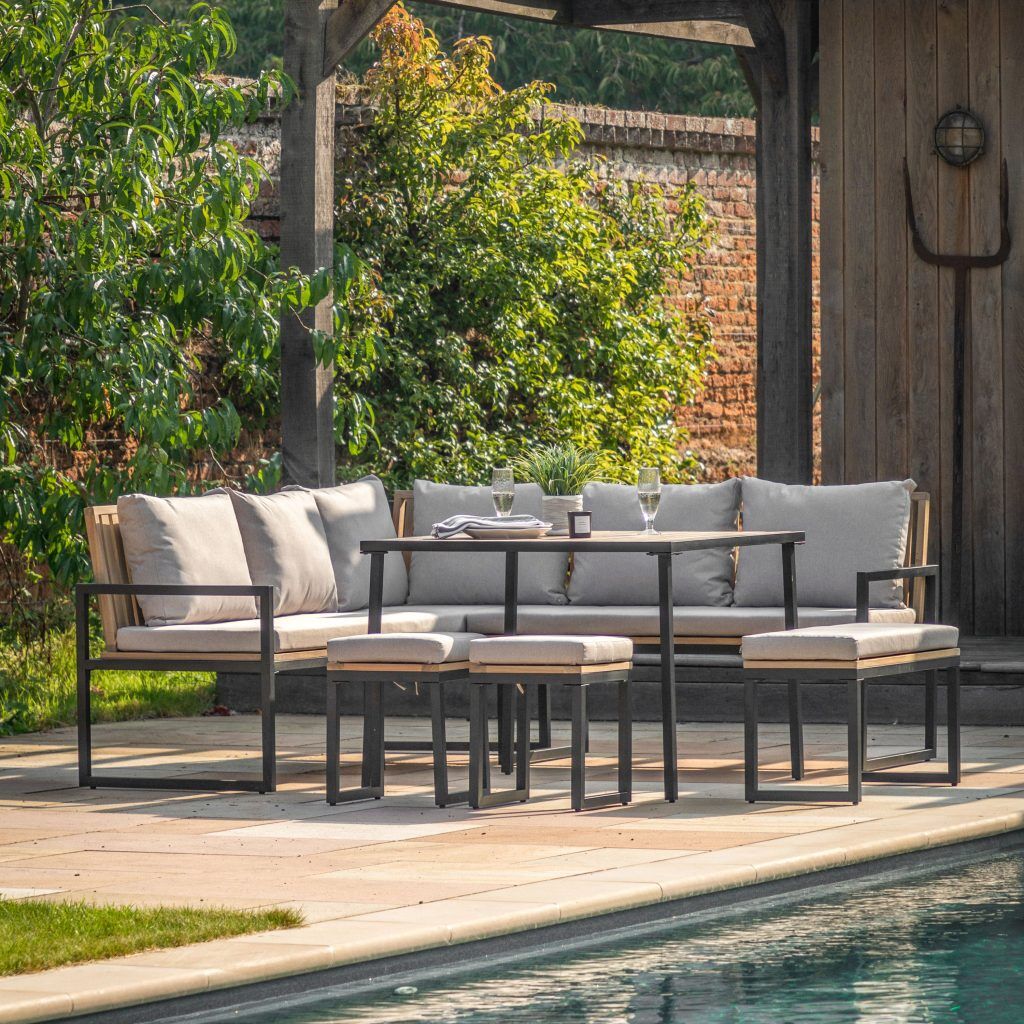 Gallery Outdoor Naples Corner Dining Set | Shackletons