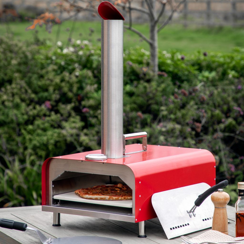 Gallery Outdoor Sassari Pellet Pizza Oven Red | Shackletons
