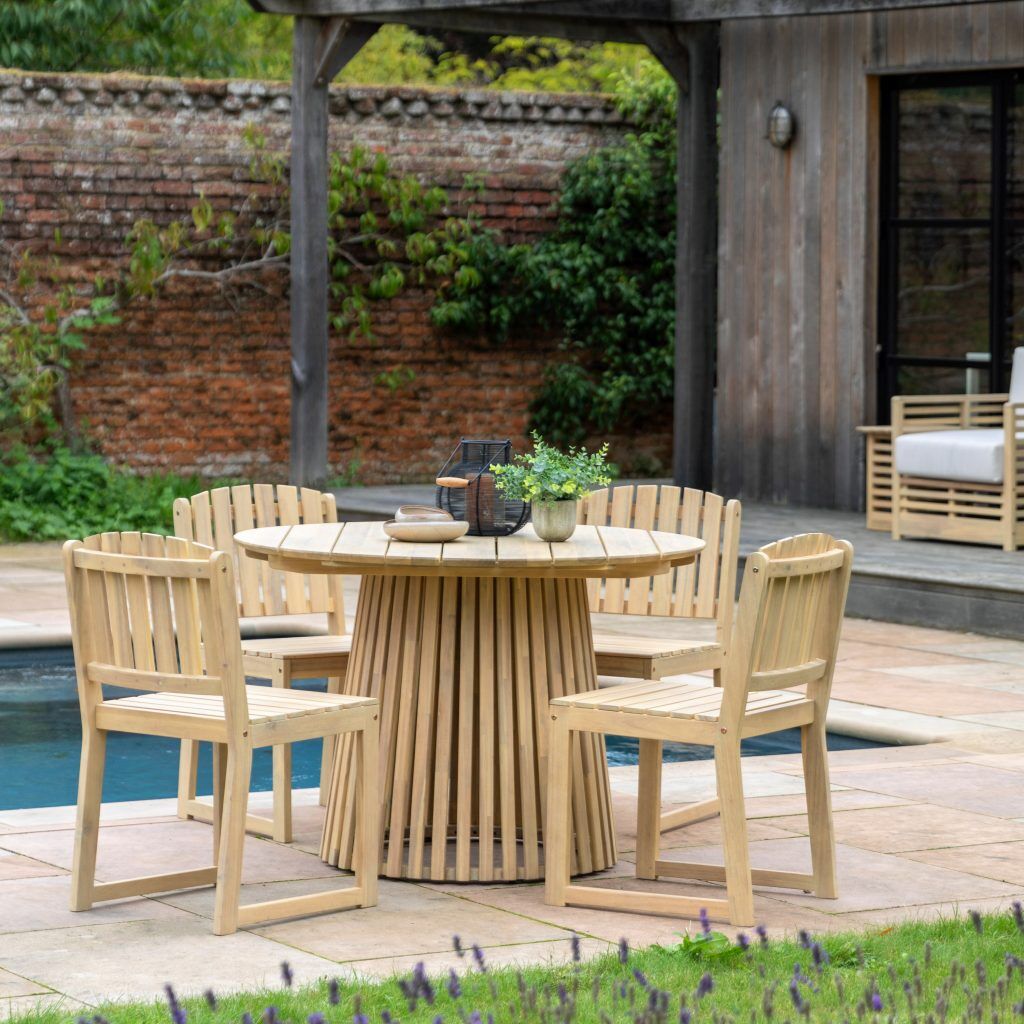 Gallery Direct Rialto Round Dining Table 4 Seater | Shackletons