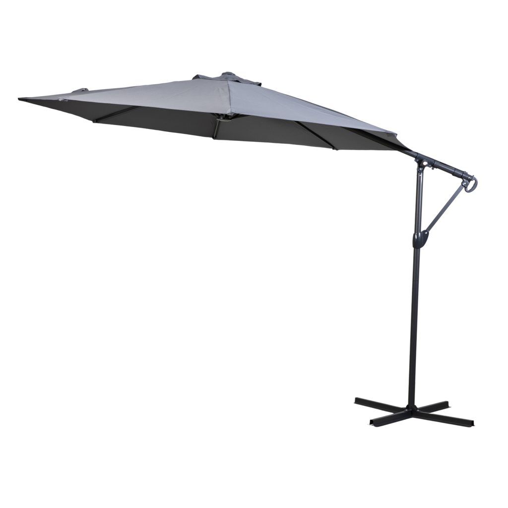 Gallery Outdoor Vazzano 3m Cantilever Parasol Grey | Shackletons