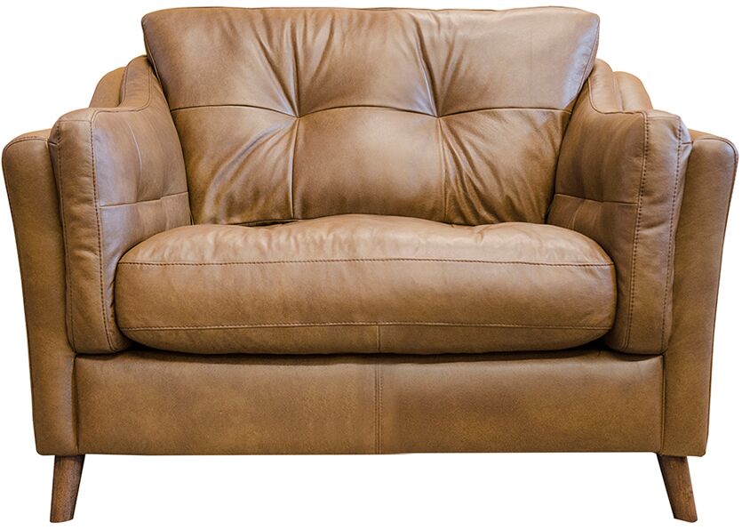 Alexander  James Saddler Snuggler Sofa in Tote Tobacco | Shackletons