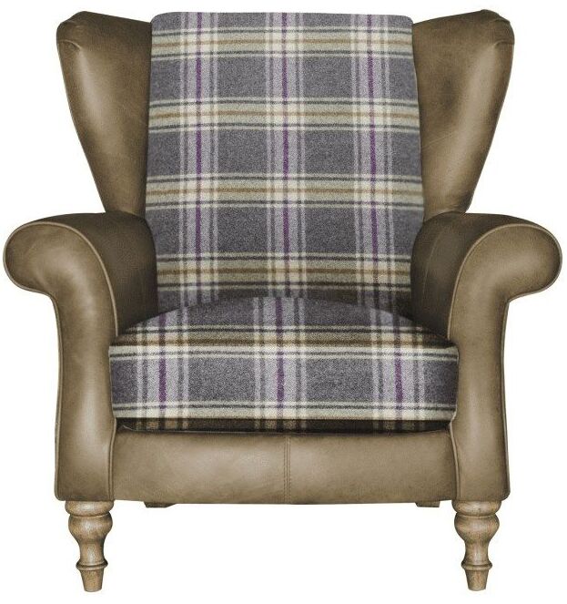Alexander  James Blake Wing Chair in Sathcel Biscotti | Shackletons