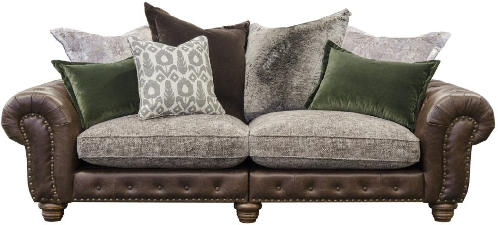 Alexander  James Wilson Large Split Sofa Pillow Back in Satchel Nutmeg | Shackletons