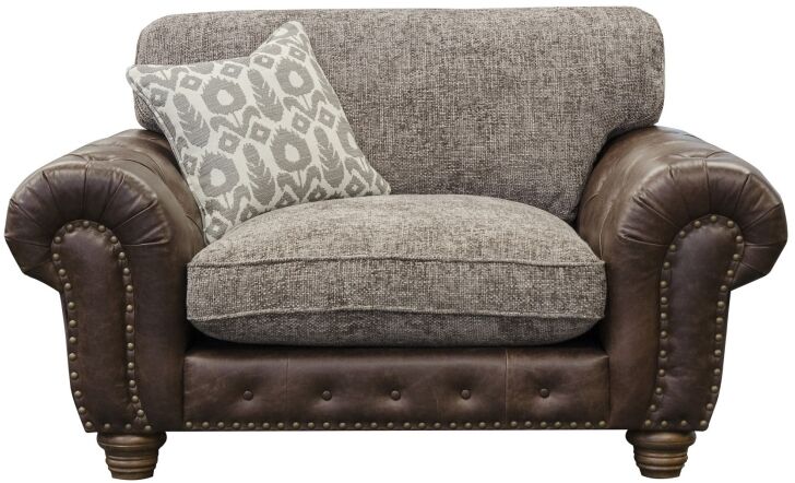 Alexander  James Wilson Snuggler Chair Standard Back in Satchel Nutmeg | Shackletons