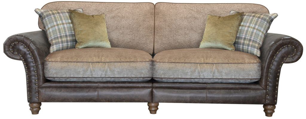 Alexander  James Hudson Standard Back 4 Seater Split Sofa Satchel Nutmeg | Shackletons