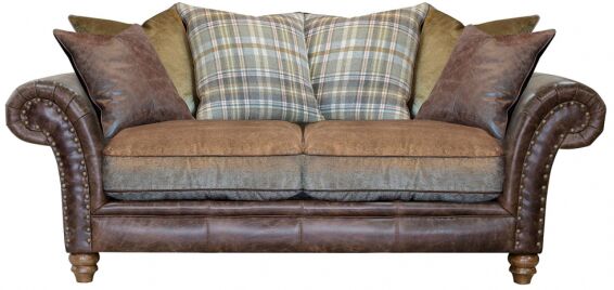 Alexander  James Hudson Pillow Back 2 Seater Sofa Satchel Nutmeg | Shackletons