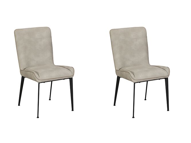 Pair of Baker Rebecca Dining Chairs Misty | Shackletons