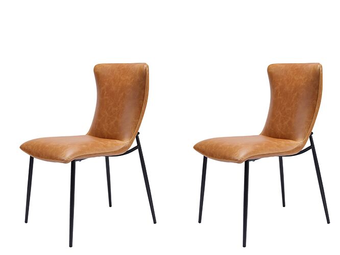 Pair of Baker Ella Dining Chairs   Tan | Shackletons