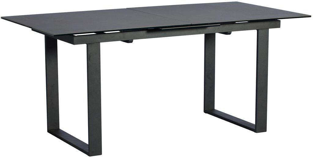 Baker Panama 176cm   216cm Extending Dining Table Dark Grey | Shackletons