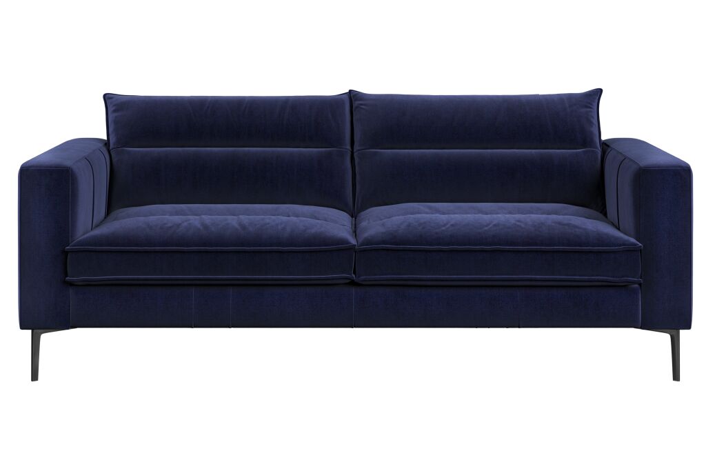 Alexander  James Parker 4 Seat Sofa in Oasis Navy Fabric | Shackletons