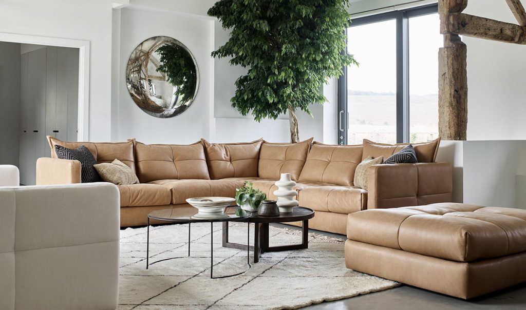 Alexander  James Tod 3 Corner 3 Sofa in Soul Camel | Shackletons