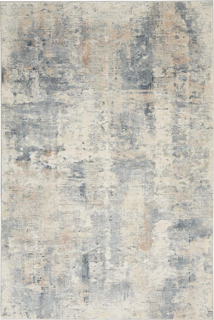 Nourison Rugs   Rustic Textures Rectanglular RUS05 Rug in Beige  Grey   22m x 16m | Shackletons
