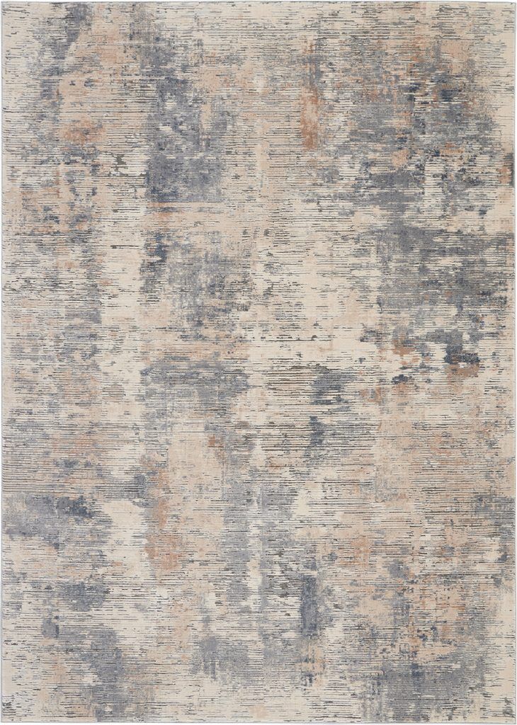 Nourison Rugs   Rustic Textures Rectanglular RUS05 Rug in Beige  Grey   32m x 24m | Shackletons