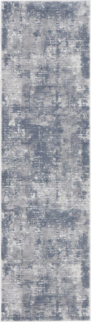 Nourison Rugs   Rustic Textures Runner RUS05 Rug in Grey   23m x 066m | Shackletons