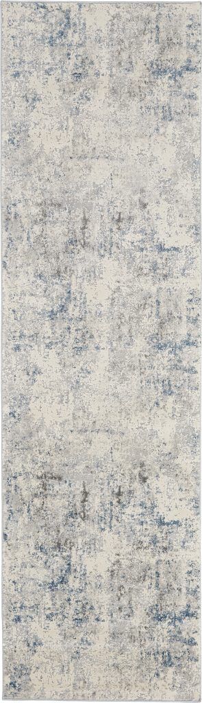 Nourison Rugs   Rustic Textures Runner RUS07 Rug in Ivory Grey Beige   23m x 066m | Shackletons