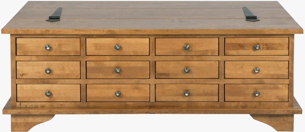 Laura Ashley Garrat Honey 12 Drawer Coffee Table | Shackletons
