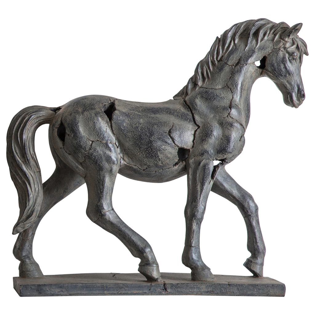 Gallery Direct Tamir Antique Horse Statue | Shackletons