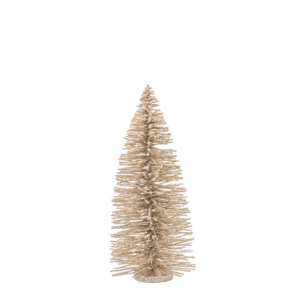 Gallery Direct Glittered Brush Tree Large Champagne | Shackletons