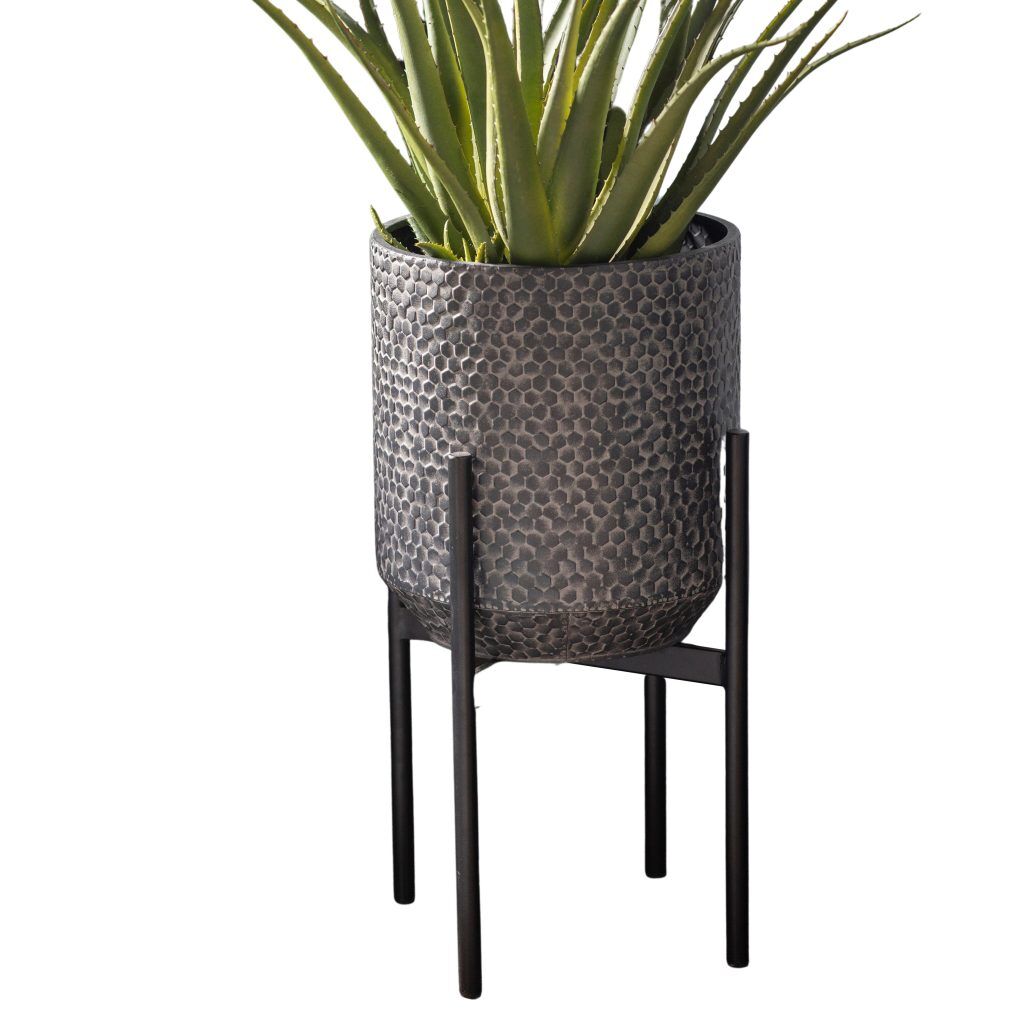 Gallery Direct Anders Metal Planter Black | Shackletons