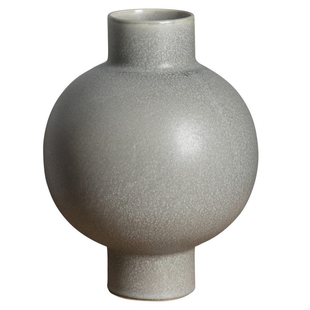 Gallery Direct Oshima Vase Grey | Shackletons