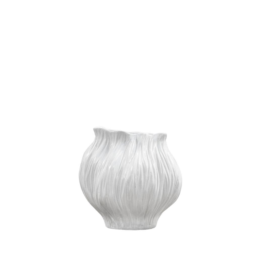 Gallery Direct Flora Vase Medium White | Shackletons