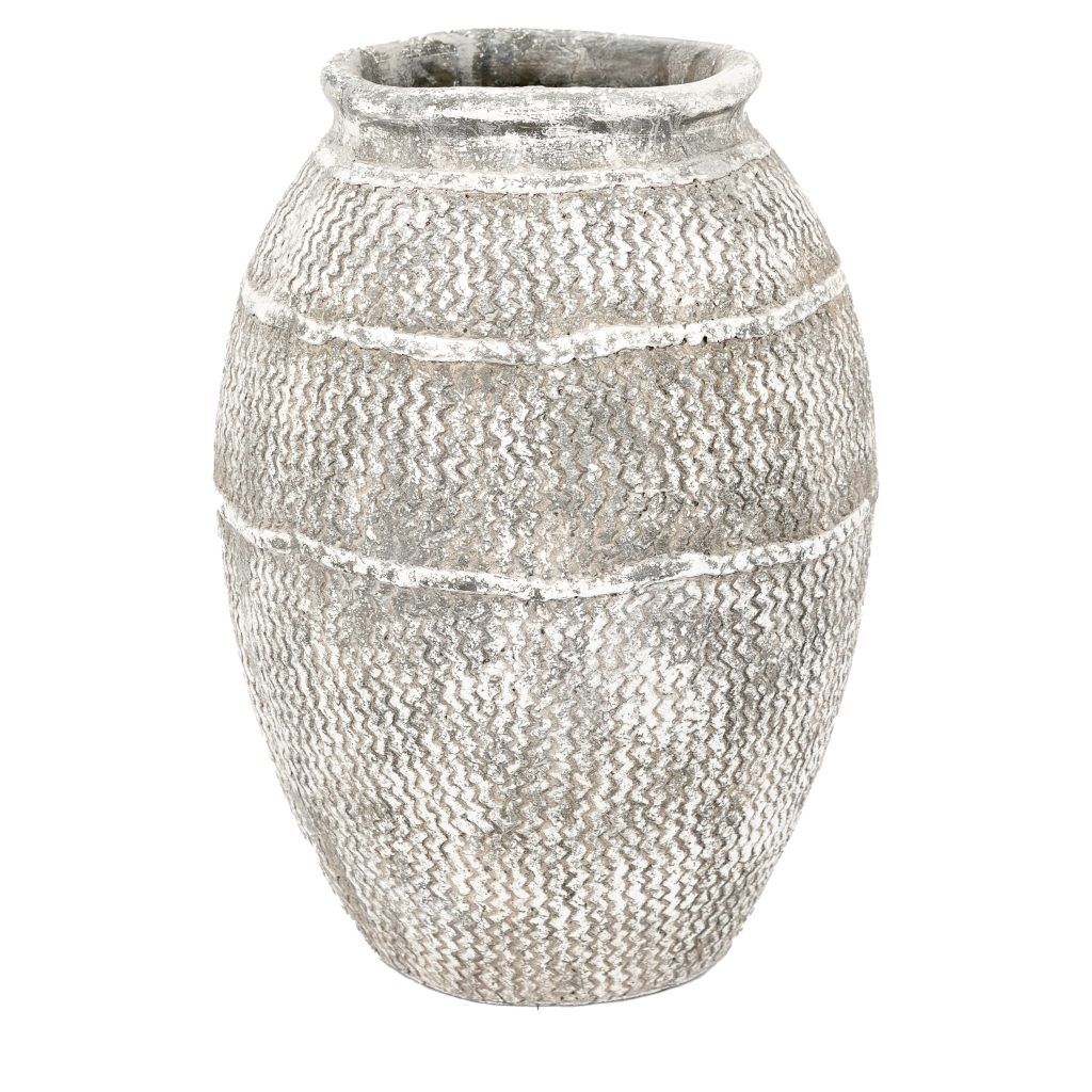 Gallery Direct Zante Vase Large Antique Grey | Shackletons
